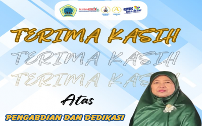 TERIMAKASIH ATAS SEGALA DEDIKASI DAN PENGABDIAN