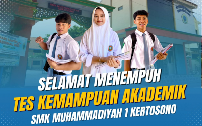 Pelaksanaan Tes Kemampuan Akademik (TKA) di SMK Muhammadiyah 1 Kertosono