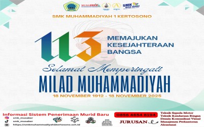Selamat Memperingati Milad Muhammadiyah ke-113